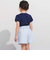 【WEB限定】ツイルストレッチウエストリボンショートパンツ(100~140cm)
