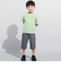 【WEB限定】ツイルストレッチポケットロゴプリントハーフパンツ(100~140cm)