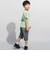 【WEB限定】ツイルストレッチポケットロゴプリントハーフパンツ(100~140cm)