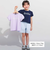 【WEB限定】発泡プリントお花ロゴ天竺半袖Tシャツ(100~140cm)