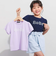 【WEB限定】発泡プリントお花ロゴ天竺半袖Tシャツ(100~140cm)