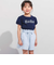 【WEB限定】発泡プリントお花ロゴ天竺半袖Tシャツ(100~140cm)