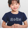 【WEB限定】発泡プリントお花ロゴ天竺半袖Tシャツ(100~140cm)