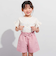 【WEB限定】お花レース星フリル天竺半袖Tシャツ(100~140cm)