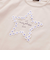 【WEB限定】お花レース星フリル天竺半袖Tシャツ(100~140cm)