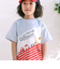 切り替えはたらくくるまボーダープリント半袖Tシャツ(80~130cm)