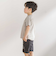 パッチワークロゴ天竺Tシャツ(95~160cm)