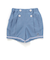 イカリ飾りボタンデニムマリン風ショートパンツ(90~130cm)