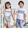 【お揃い】復刻アーカイブタイル柄スクエアフリル天竺Tシャツ(90~150cm)