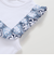 【お揃い】復刻アーカイブタイル柄スクエアフリル天竺Tシャツ(90~150cm)