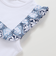 【お揃い】復刻アーカイブタイル柄スクエアフリル天竺Tシャツ(90~150cm)