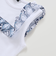 【お揃い】復刻アーカイブタイル柄スクエアフリル天竺Tシャツ(90~150cm)