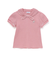 リボン襟マリン風ボーダーTシャツ(80~130cm)