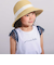 お花レースキャップスリーブ天竺Tシャツ(90~150cm)