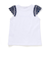 お花レースキャップスリーブ天竺Tシャツ(90~150cm)