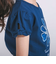 袖リボンフラワープリント天竺半袖Tシャツ(90~160cm)