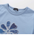 袖リボンフラワープリント天竺半袖Tシャツ(90~160cm)