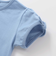 袖リボンフラワープリント天竺半袖Tシャツ(90~160cm)