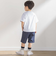 デニム切り替えハーフパンツ(95~160cm)