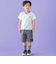 デニム切り替えハーフパンツ(95~160cm)