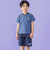 デニム切り替えハーフパンツ(95~160cm)