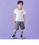 デニム切り替えハーフパンツ(95~160cm)