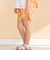 【お揃い】水彩花柄裾フリルショートパンツ(90~130cm)