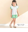 【お揃い】水彩花柄フレアTシャツ(80~130cm)