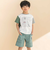 袖配色天竺半袖Tシャツ(80~130cm)