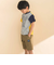 袖配色天竺半袖Tシャツ(80~130cm)