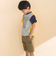 袖配色天竺半袖Tシャツ(80~130cm)