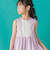 【店舗限定】配色フロントタックノースリーブワンピース(95~150cm)<br>