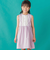 【店舗限定】配色フロントタックノースリーブワンピース(95~150cm)<br>