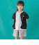 【店舗限定】格子編みカットソーフリル半袖ボレロ(95~150cm)<br>