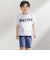 斜めカットソー布帛切り替え5分丈パンツ(95~160cm)