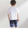 ステッチ＆サガラ刺しゅうロゴ半袖Tシャツ(95~150cm)