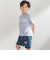 ステッチ＆サガラ刺しゅうロゴ半袖Tシャツ(95~150cm)
