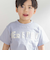 ステッチ＆サガラ刺しゅうロゴ半袖Tシャツ(95~150cm)