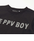配色ステッチ立体ロゴプリント半袖Tシャツ(95~160cm)