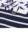 リーフ柄ボーダー切り替え天竺半袖Tシャツ(90~150cm)