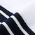 リーフ柄ボーダー切り替え天竺半袖Tシャツ(90~150cm)