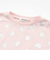 【接触冷感】裾フリルハートドット箔プリント柄Tシャツ(80~130cm)