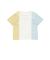 【お揃い】ストライプチェックサイド切り替えTシャツ(80~130cm)