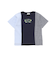 【お揃い】ストライプチェックサイド切り替えTシャツ(80~130cm)