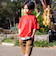 【接触冷感/速乾】シャツレイヤード風ロゴパッチワークデザインTシャツ(100~160cm)