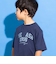 【接触冷感/速乾】シャツレイヤード風ロゴパッチワークデザインTシャツ(100~160cm)