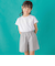 【店舗限定】千鳥格子スカラップポケットショートパンツ(95~160cm)