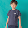 【店舗限定】ワッフル×天竺ワッペン半袖Tシャツ＋ショートパンツセットアップ(95~150cm)