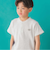 【店舗限定】ワッフル×天竺ワッペン半袖Tシャツ＋ショートパンツセットアップ(95~150cm)