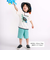【接触冷感】もぐもぐ恐竜モチーフTシャツ(80~130cm)